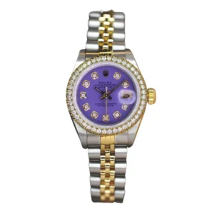 Rolex Datejust Purple Dial Watch